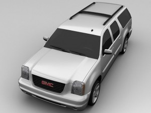 gmc yukon k1500 2007 3D Модель