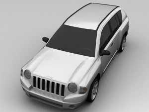 jeep compass 2008 3D Model