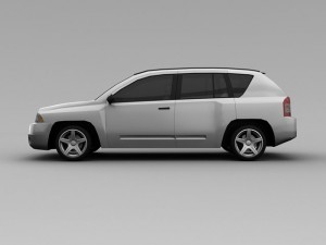 jeep compass 2008 3D Модель