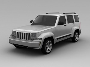 jeep liberty 2008 3D Model