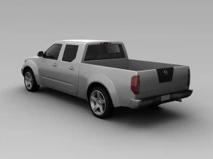 nissan frontier 2007 3D Model