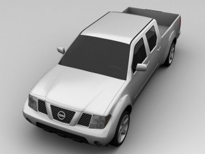 nissan frontier 2007 3D Model