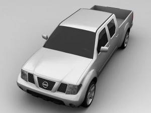nissan frontier 2007 3D Model