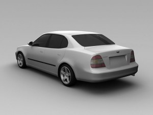 daewoo leganza 2001 Modelo 3D