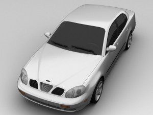 daewoo leganza 2001 Modelo 3D