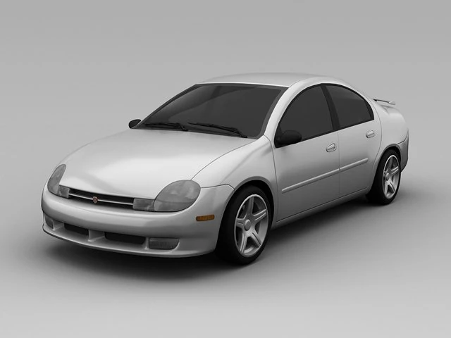 dodge neon 2000 3D Model .c4d .max .obj .3ds .fbx .stl .blend 