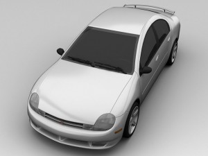 dodge neon 2000 Modèle 3D