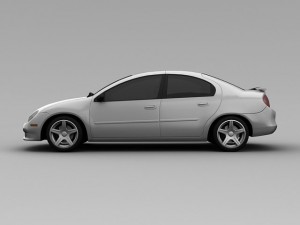 dodge neon 2000 Modèle 3D