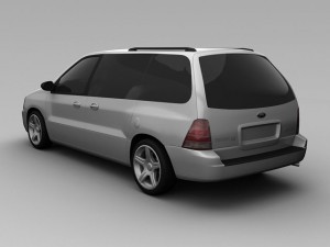ford freestar 2007 van 3Dモデル