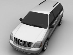 ford freestar 2007 van 3Dモデル