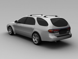 ford taurus 2001 wagon Model 3D