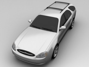 ford taurus 2001 wagon Model 3D