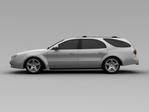 ford taurus 2001 wagon Model 3D