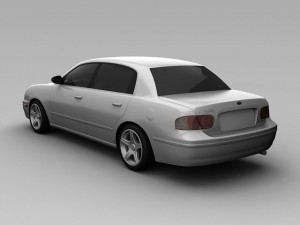 kia amanti 2006 Modèle 3D