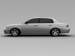 kia amanti 2006 Modèle 3D