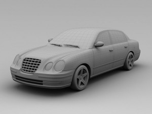 kia amanti 2006 Modèle 3D