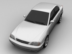 kia spectra 2004 Modelo 3D