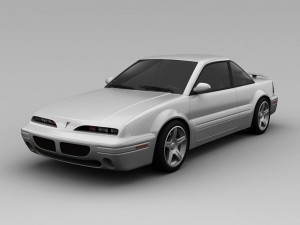 pontiac grand prix 1995 coupe 3D Model