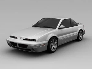grand prix pontiac 1995 coupe Model 3D