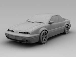 pontiac grand prix 1995 coupe 3D-Modell