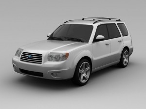 subaru forester 2008 3D Model