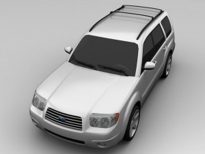 subaru forester 2008 Modello 3D
