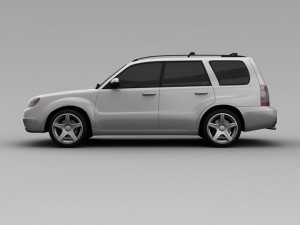subaru forester 2008 Modello 3D