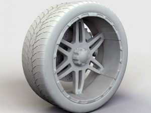 wheel xd series xd797 rim and tire Modelo 3D