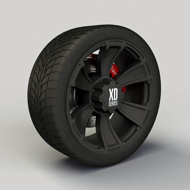wheel xd series xd796 rim and tyre Modèle 3D .c4d .max .obj .3ds .fbx .stl .blend 