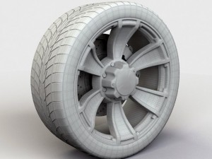 wheel xd series xd796 rim and tyre Modèle 3D