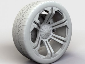 wheel xd series monster rim and tyre Modèle 3D