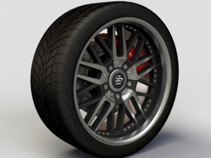 wheel sinn rim and tire Modelo 3D