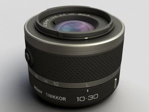 nikkor 1 1030mm lens 3D Model