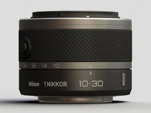 nikkor 1 1030mm lens 3D Model