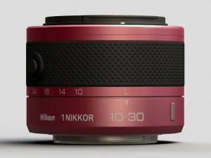 nikkor 1 1030mm lens 3D Model