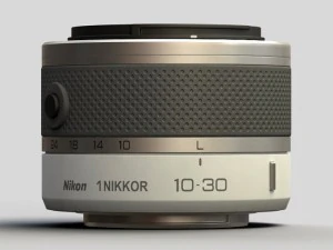 nikkor 1 1030mm lens 3D Model