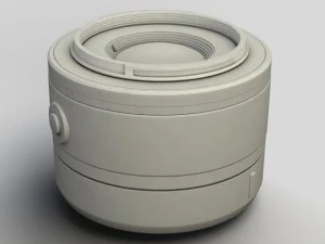 nikkor 1 1030mm lens 3D Model