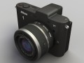 nikon v1 with nikkor 10mm and 1030mm lens Model 3D