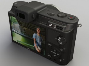 nikon v1 with nikkor 10mm and 1030mm lens 3D Model