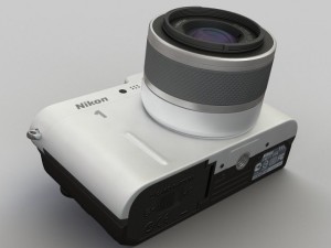 nikon v1 with nikkor 10mm and 1030mm lens 3D Model