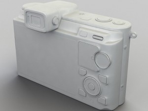 nikon v1 with nikkor 10mm and 1030mm lens 3D Model