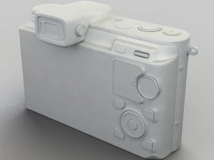 nikon v1 with nikkor 10mm and 1030mm lens 3D Model