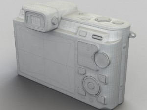 nikon v1 with nikkor 10mm and 1030mm lens 3D Model