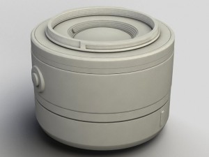 nikon v1 with nikkor 10mm and 1030mm lens 3D Model