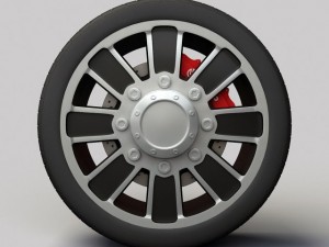 wheel alloy ion 166 rims and tyre Modelo 3D