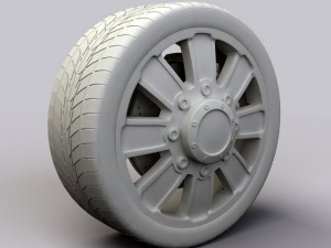 wheel alloy ion 166 rims and tyre Modelo 3D