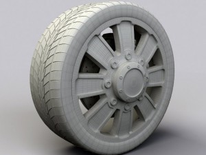 wheel alloy ion 166 rims and tyre Modelo 3D