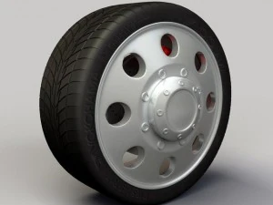 roda liga ion 167 jantes e pneu Modelo 3D