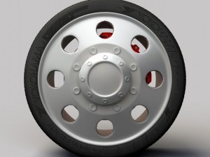 wheel alloy ion 167 rims and tyre Modelo 3D
