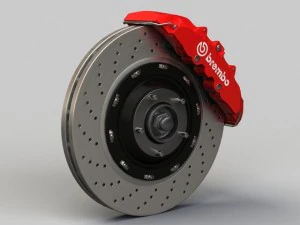 jante e pneu em liga leve ion 195 Modelo 3D